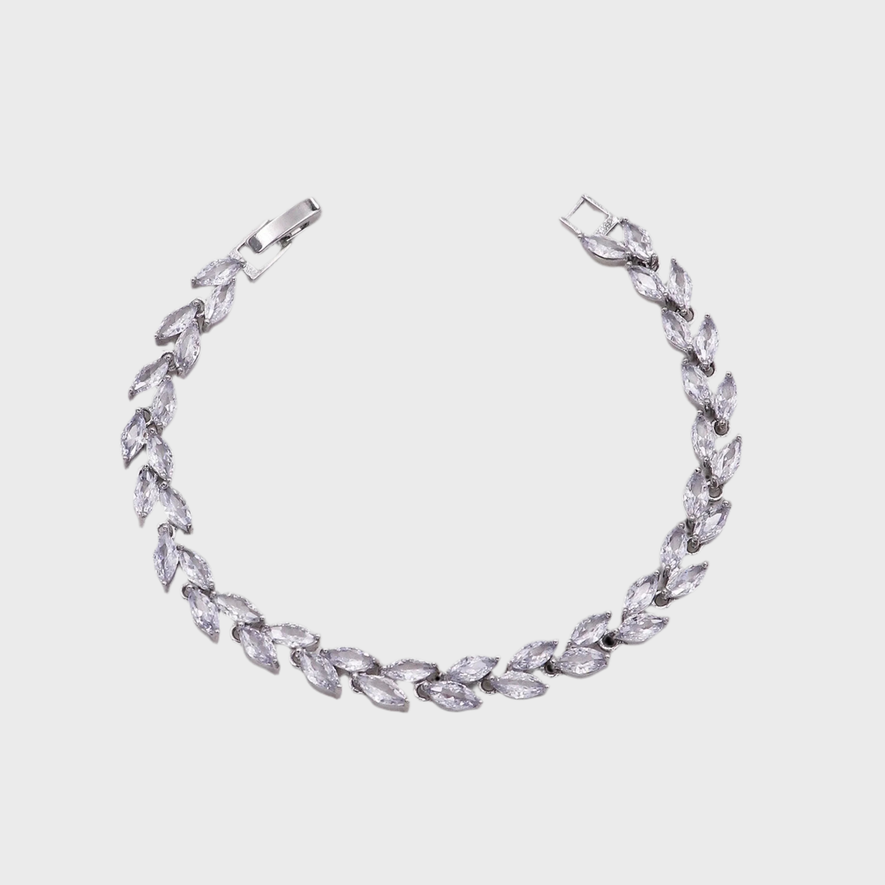 Blattarmband - Silber/Gold