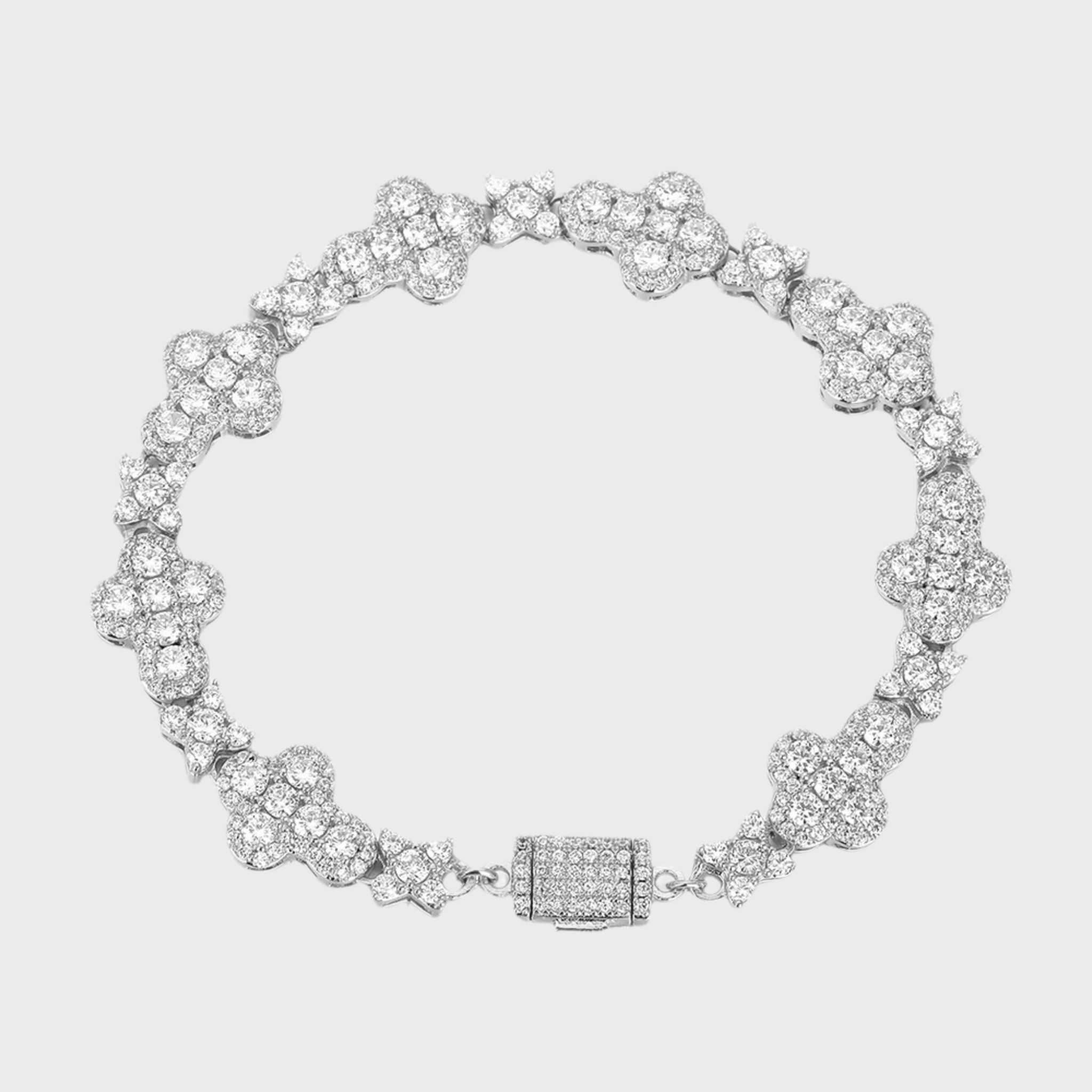 Star Armband - Weissgold