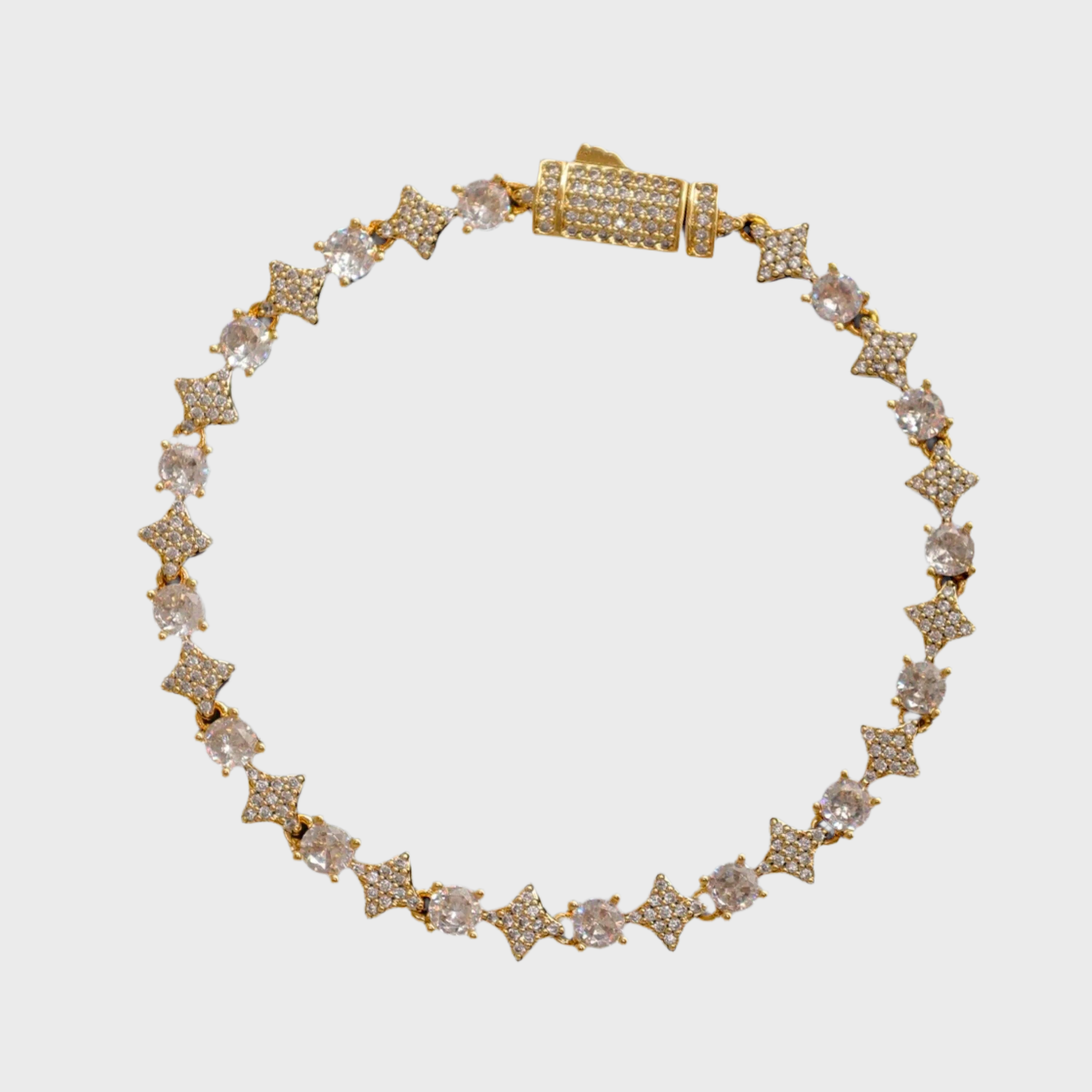 Starlet Armband - Weissgold / Gold