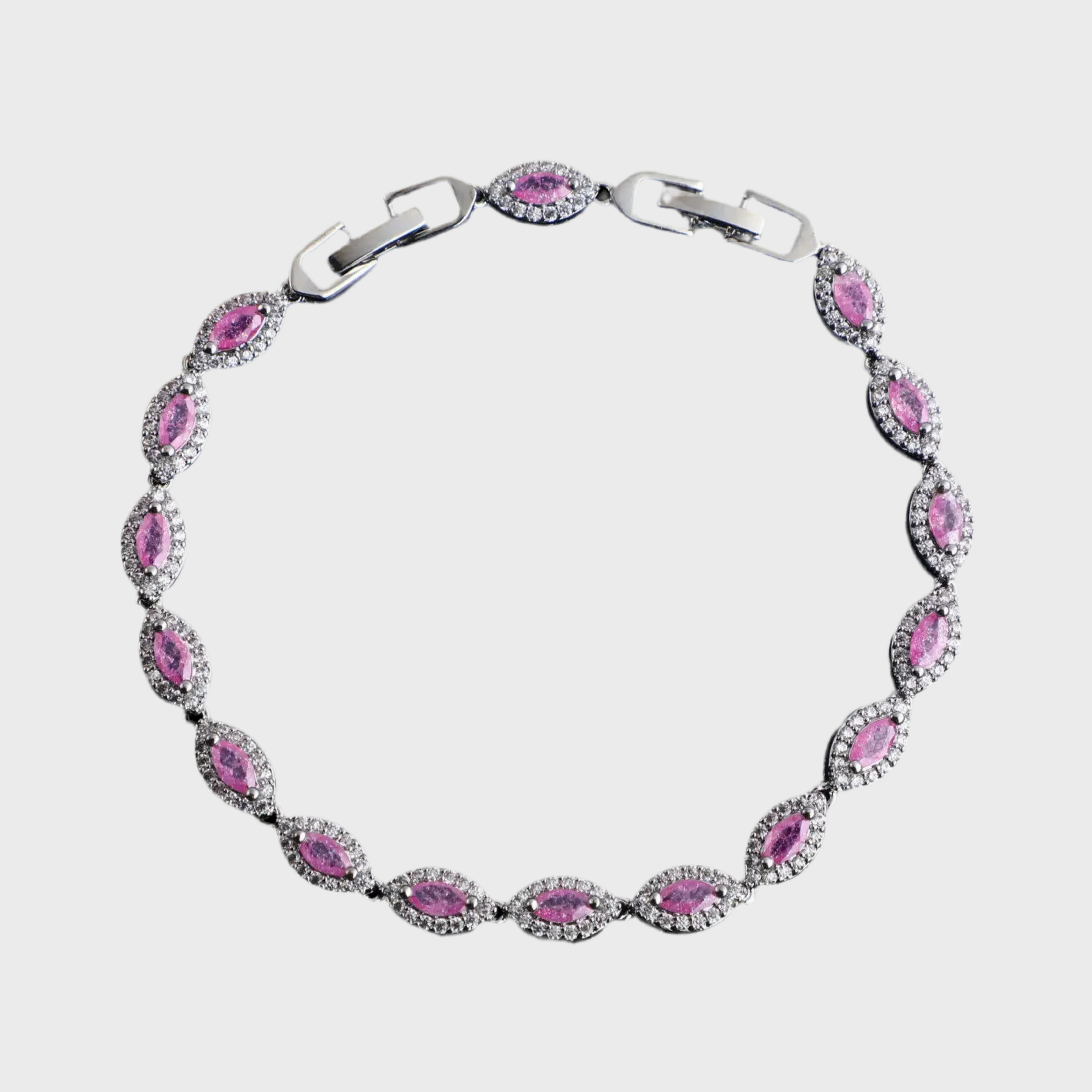 Engel Augen Armband - Weissgold