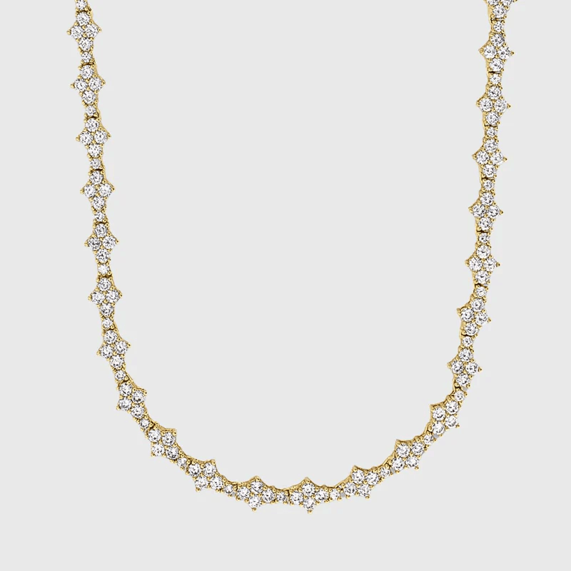 Honeycomb Halskette – 3 mm 18K Gold