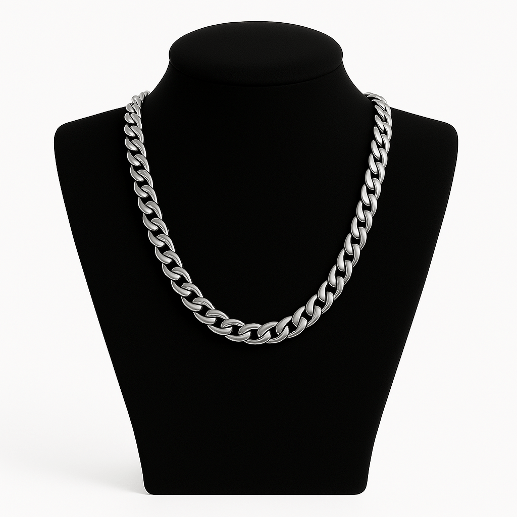 Clean Cubana Kette - 6 mm Silber