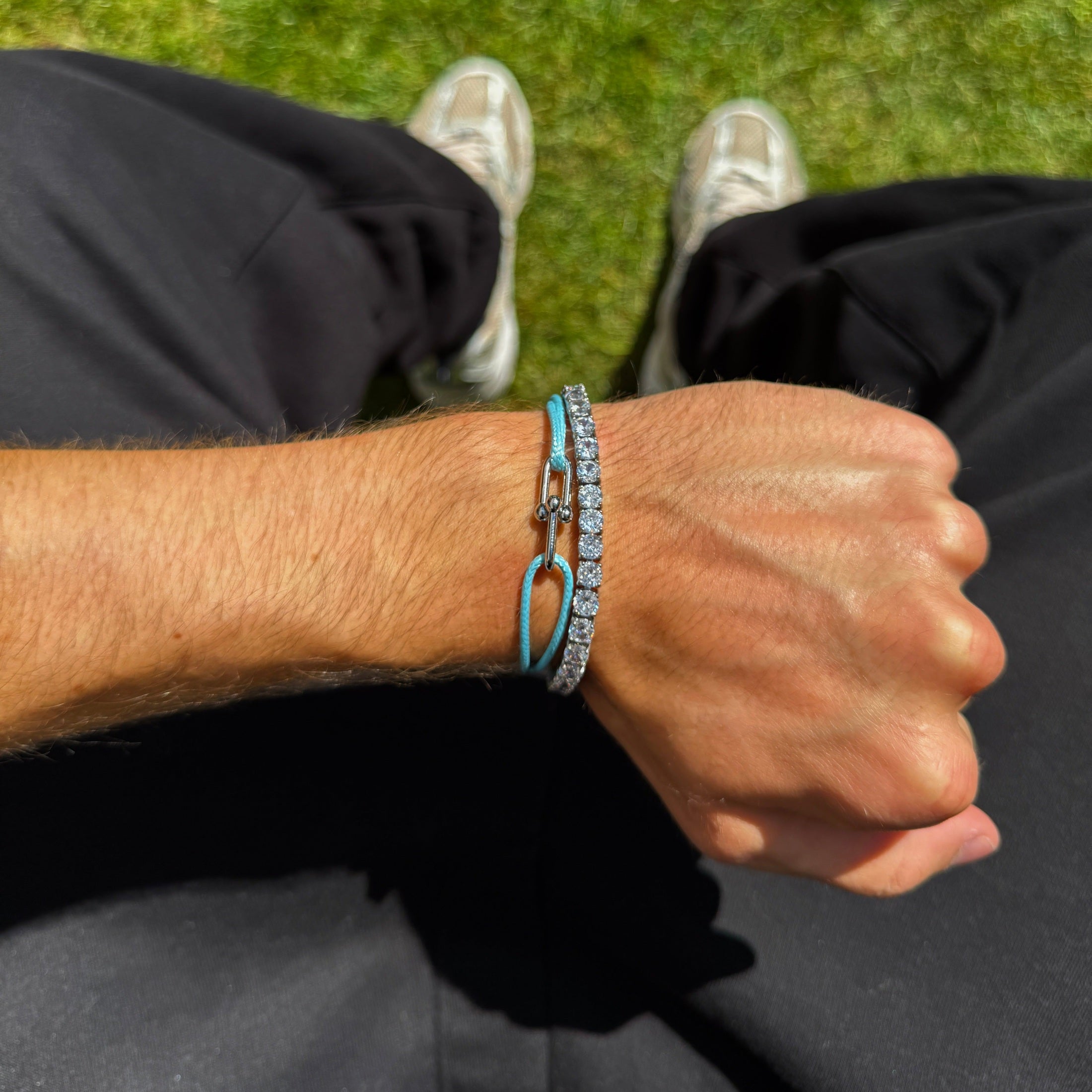 Tennisboy Armband - 5 mm Weissgold