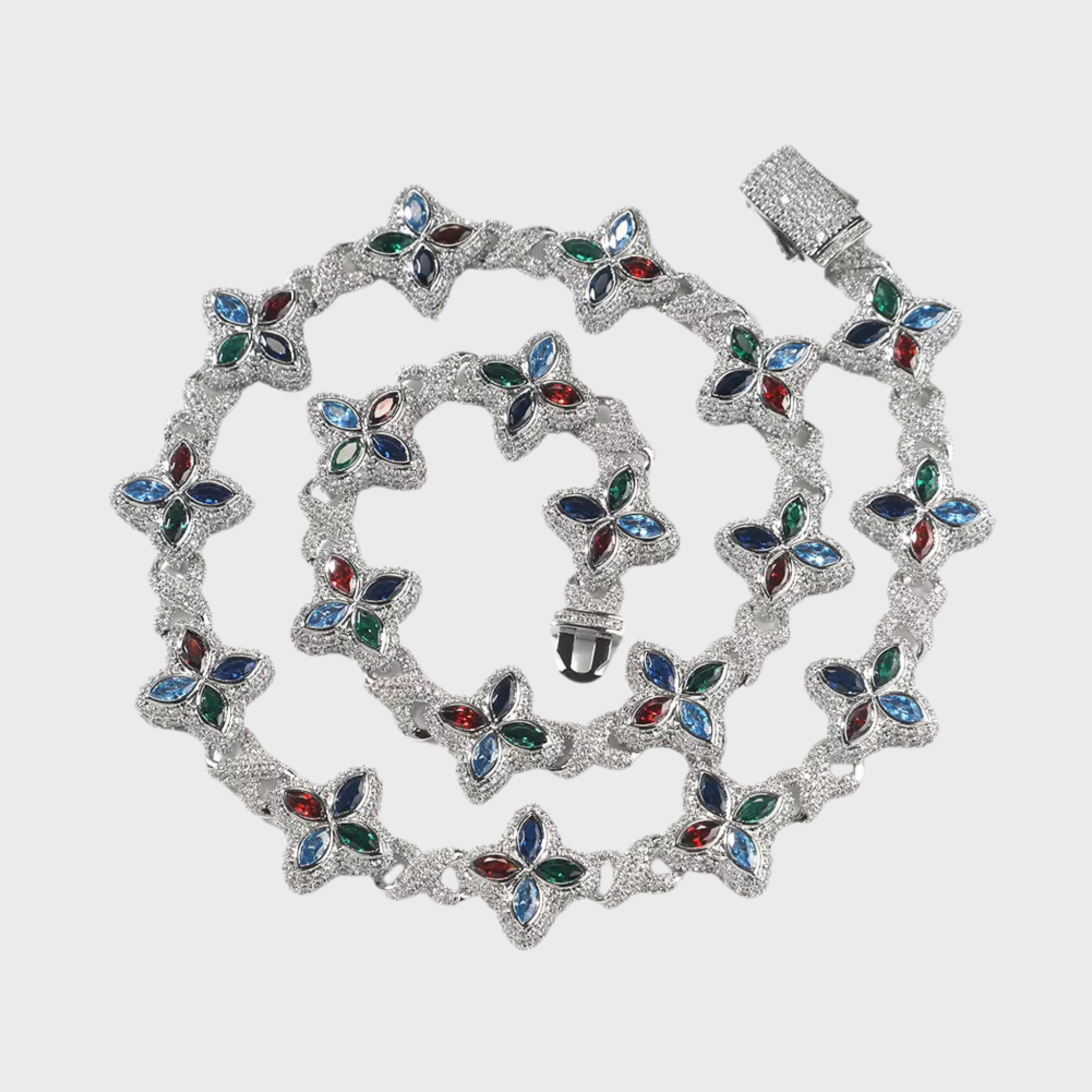 Infinity Clover Chain - Weissgold