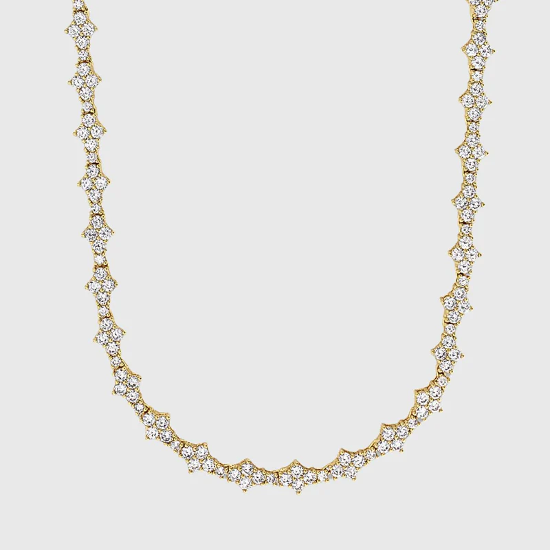 Honeycomb Halskette – 3 mm 18K Gold