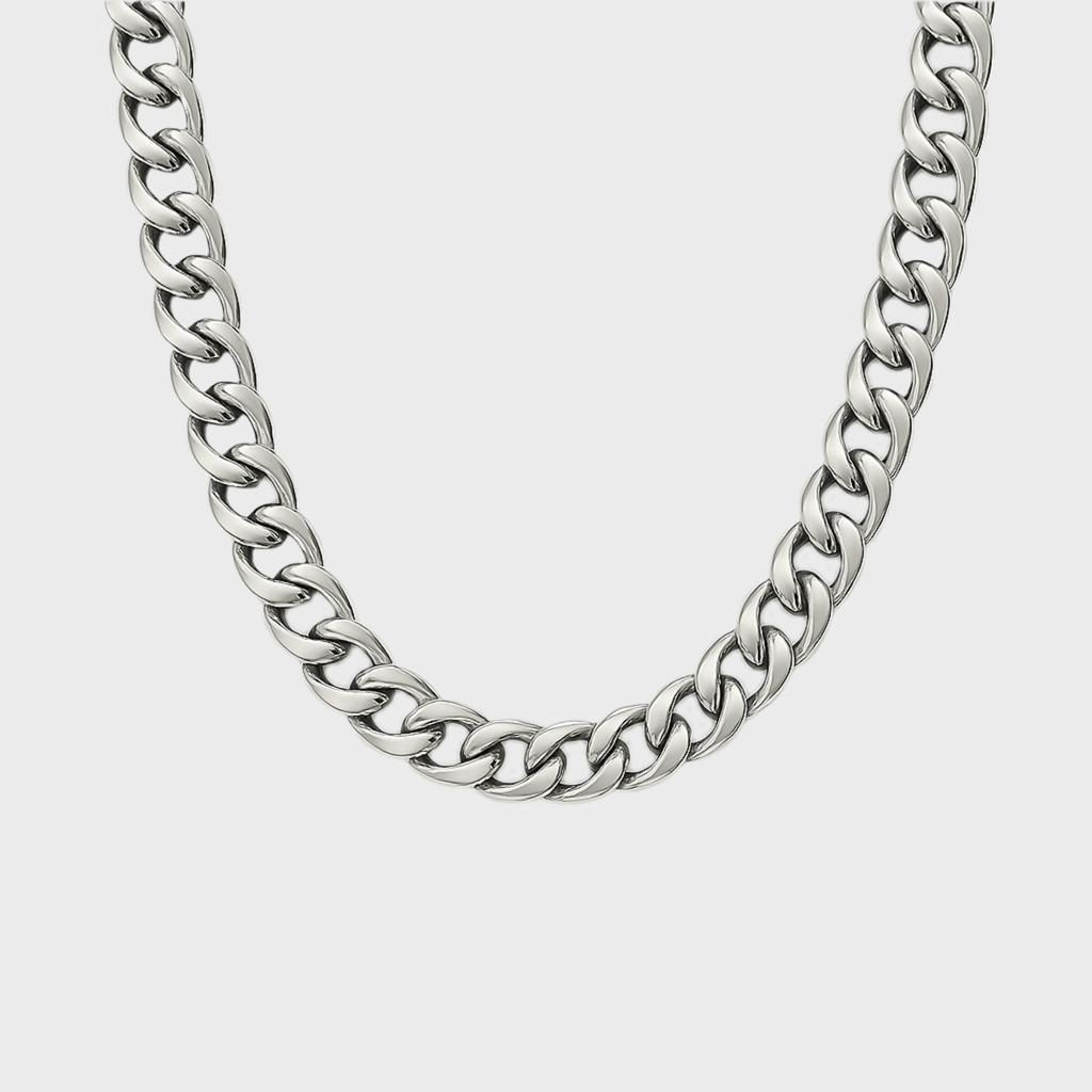 Clean Cubana Kette - 6 mm Silber