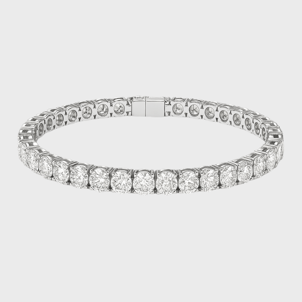 Tennisboy Armband - 3 mm Weissgold – hochwertiger Unisex Schmuck aus Weißgold mit Zirkonia | wasserfest & langlebig – Velorys